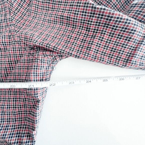 Billabong Men's Premium Tailored Casual Button Down Shirt Check Black Red XL - Picture 7 of 8